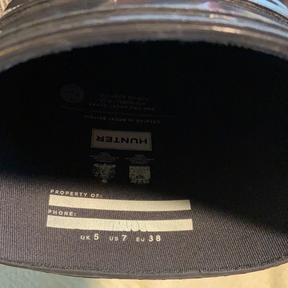 Rain Boots by Hunter Brand.  EUC!